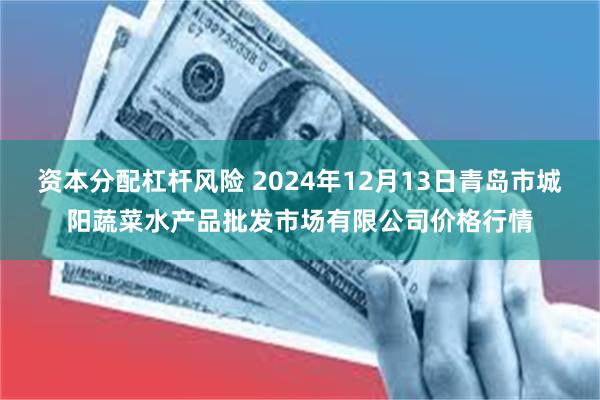 资本分配杠杆风险 2024年12月13日青岛市城阳蔬菜水产品批发市场有限公司价格行情