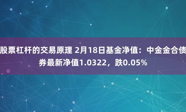 股票杠杆的交易原理 2月18日基金净值：中金金合债券最新净值1.0322，跌0.05%